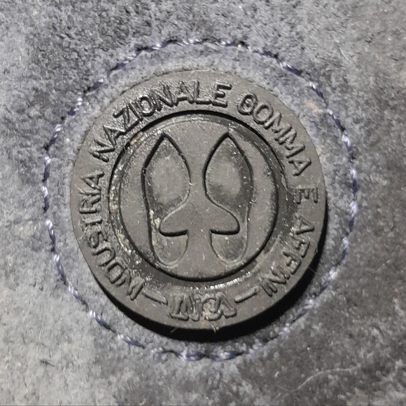 GianRos Italian handsewn suede slip-on driving moccasins, size 44, Midnight Blue - Picture 8 of 8